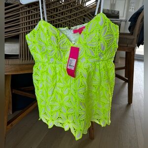 Lilly Pulitzer flower tank